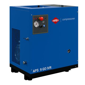 Compresor de tornillo APS 9 GO IVR 10 CV / 7.5 kW 10 bar 264 - 798 l/min Compresor de tornillo APS 9 GO IVR 10 CV / 7.5 kW 10 bar 264 - 798 l/min