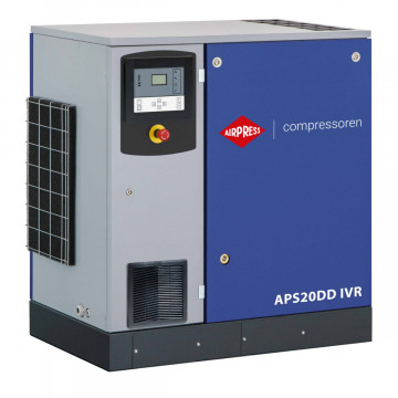 Compresor de tornillo APS 20DD IVR 12.5 bar 20 CV/15 kW 258-2290 l/min