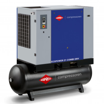 Compresor de tornillo EcoPower 20B Combi Dry 10 bar 20 CV/ 15 kW 2310 l/min 500 l