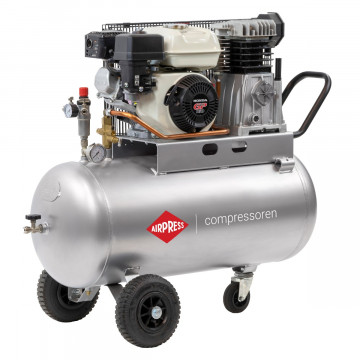 Compresor de aire de gasolina BM 100/410 (Honda GP160) 10 bar 4,8 CV / 3,6 kW 247 l/min 100 l