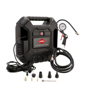 Compresor de aire HLO 180 8 bar 150 l/min 36862 + kit de acoplamientos Compresor de aire HLO 180 8 bar 150 l/min 36862 + kit de acoplamientos
