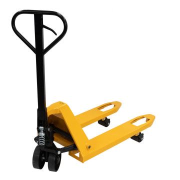 Transpaleta manual 2500 kg con ruedas de poliuretano