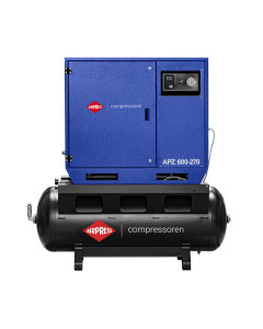 Compresor de aire silencioso APZ 600-270 10 bar 5.5 CV/4 kW 465 l/min 270 l
