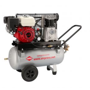 Compresor de aire de gasolina BM 50/410 (HONDA GP160) 10 bar 4,8 CV / 3,6 kW 247 l/min 50 l