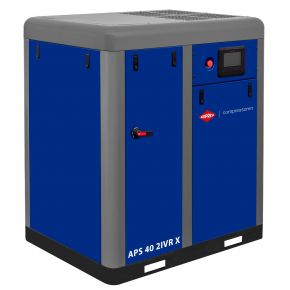 Compresor de tornillo APS 40 2IVR X de dos etapas 10 bar 40 CV/30 kW 1850-4700 l/min