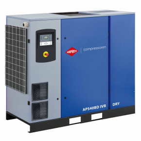 Compresor de tornillo APS 40BD IVR Dry 13 bar 40 CV/30 kW 1000-5800 l/min