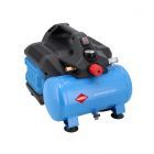 Compresor sin aceite de dos pistones LMO 6-126 8 bar 1 CV / 0,75 kW 74 l/min 6 l