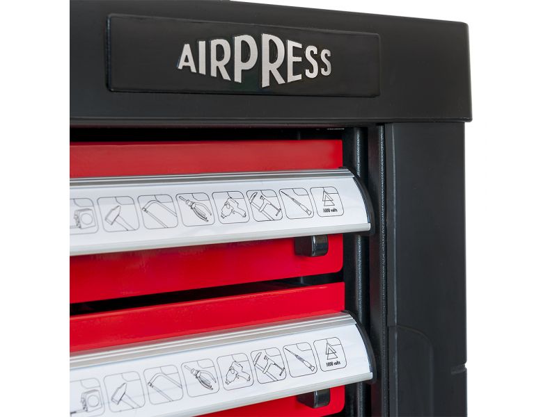Carro de herramienta con etiquetas para organización - Airpress España 