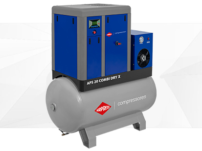 Compresor de tornillo APS 20 Combi Dry X 10 bar 20 CV 1870 l/min 500 l | Airpress