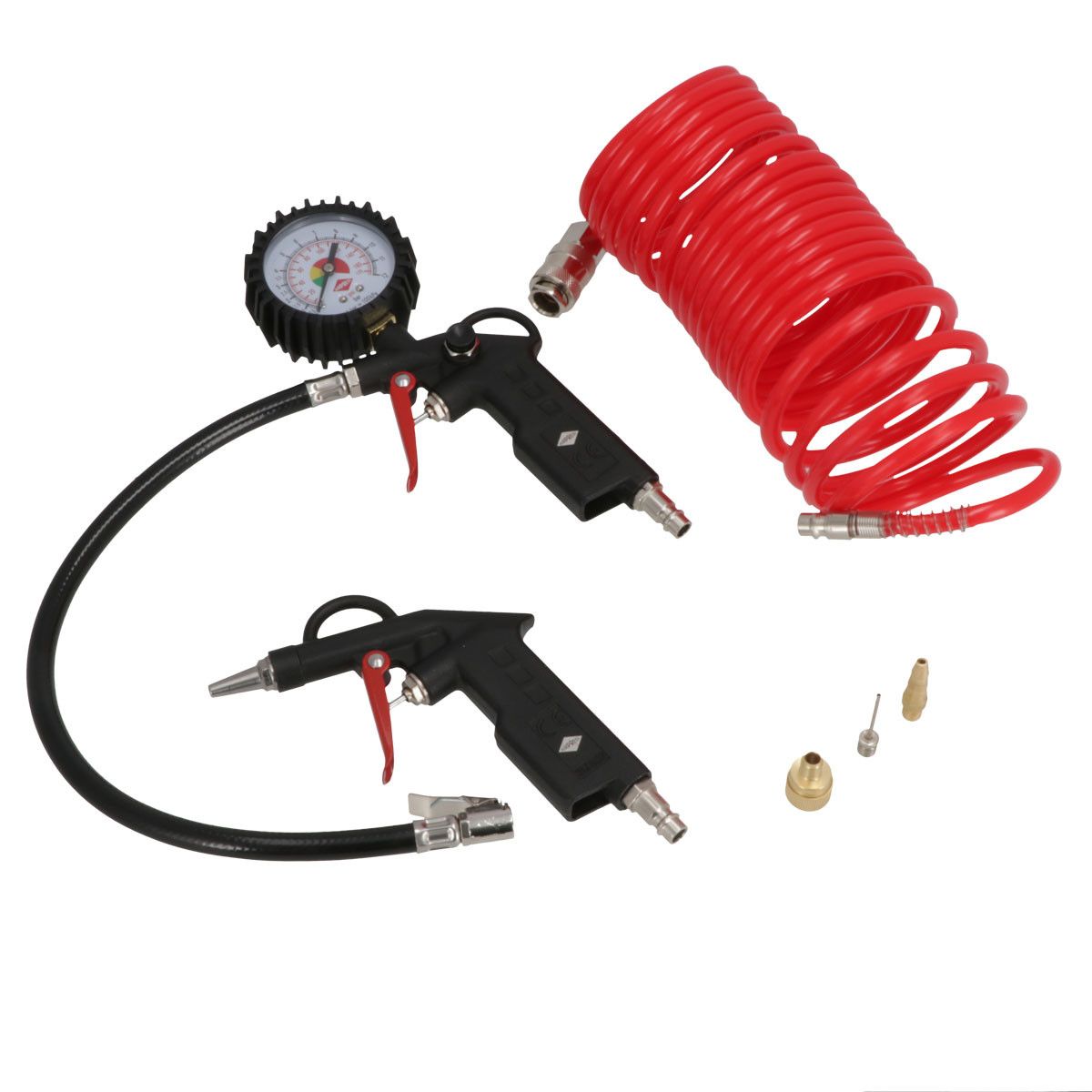 Conjunto de 6 accesorios neumáticos con acoplamientos Euro | Airpress