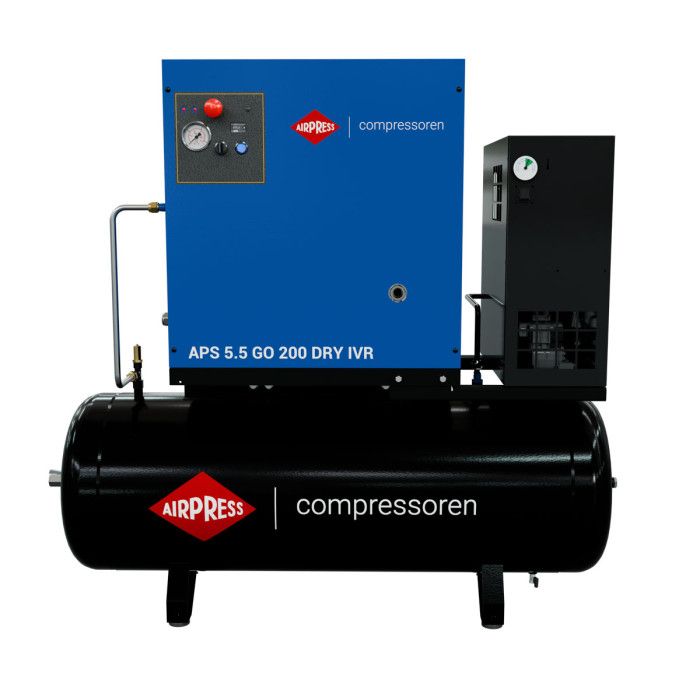 Compresor Airpress APS 5.5 GO 200 Combi Dry IVR
