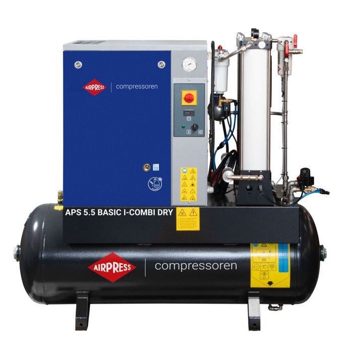 Compresor APS 5.5 Basic i-Combi Dry con conjunto de filtración por adsorción OFAG4